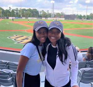 Alyssa & Paris at UCF Baseball Game